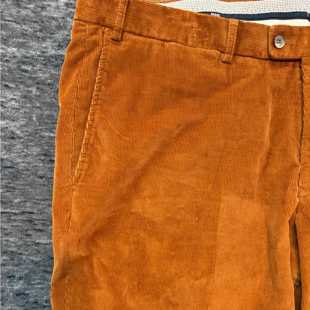 HILTLMen's Burnt Orange Corduroy‎ Pants